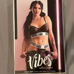 F Off Bra and thong set